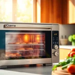 Ciarra Nosh Oven showcasing its functionalities in a vibrant kitchen setting.